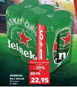 Kaufland HEINEKEN Bere blondă Ofertă