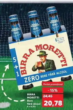 Kaufland BIRRA MORETTI Zero Ofertă