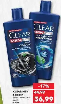 Kaufland CLEAR MEN Şampon Ofertă