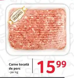 Selgros Carne tocată de porc Ofertă