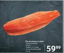 Selgros File de somon cu piele Ofertă