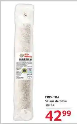 Selgros CRIS-TIM Salam de Sibiu Ofertă