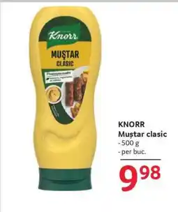Selgros KNORR Muștar clasic Ofertă