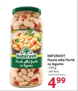 Selgros NATURAVIT Fasole albă fiartă cu legume Ofertă