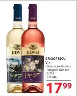 Selgros GRIGORESCU Vin Ofertă
