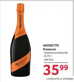 Selgros MIONETTO Prosecco Ofertă