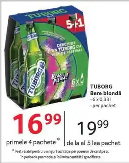 Selgros TUBORG Bere blondă Ofertă