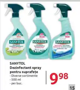 Selgros SANYTOL Ofertă