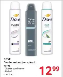 Selgros DOVE Deodorant antiperspirant spray Ofertă
