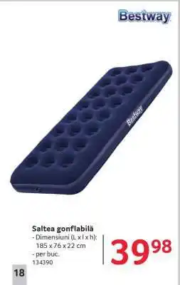 Selgros Saltea gonflabilă Ofertă