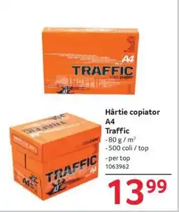 Selgros Hârtie copiator A4 Traffic Ofertă