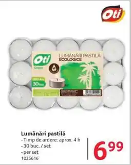 Selgros Lumânări pastilă Ofertă