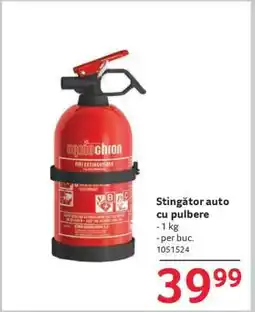 Selgros Stingător auto cu pulbere Ofertă