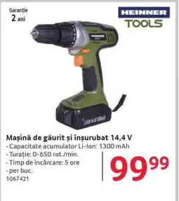 Selgros Mașină de găurit și înșurubat 14,4 V Ofertă