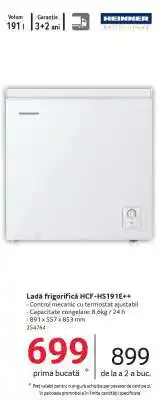 Selgros Ladă frigorifică HCF-HS191E++ Ofertă