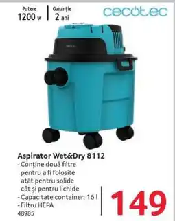 Selgros Aspirator Wet&Dry 8112 Ofertă