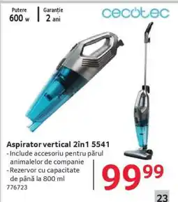 Selgros Aspirator vertical 2în1 5541 Ofertă