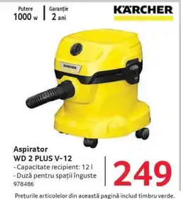 Selgros Aspirator WD 2 PLUS V-12 Ofertă