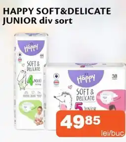 Unicarm Happy soft&delicate junior div sort Ofertă