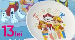 Pepco Farfurie din porţelan cu licenţă Paw Patrol Ofertă