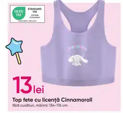 Pepco Top fete cu licenţă Cinnamoroll Ofertă