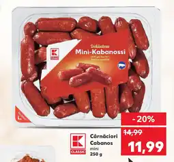Kaufland Cârnăciori Cabanos Ofertă