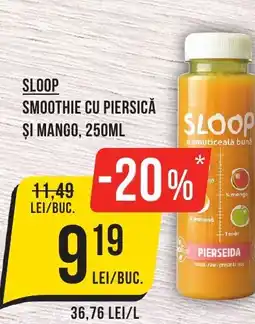 Mega Image SLOOP Smoothie cu piersică și mango Ofertă