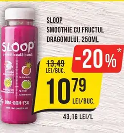 Mega Image SLOOP Smoothie cu fructul dragonului Ofertă