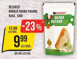 Mega Image DELHAIZE Brânză grana padano, rasă Ofertă