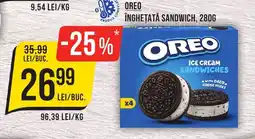 Mega Image OREO Înghețată sandwich Ofertă