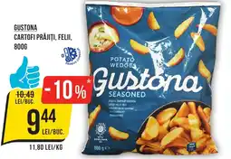 Mega Image GUSTONA Cartofi prăjiți, felii Ofertă