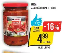 Mega Image MEGA Zacuscă cu vinete Ofertă