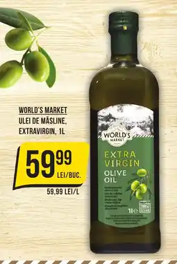 Mega Image WORLD'S MARKET Ulei de măsline, extravirgin Ofertă