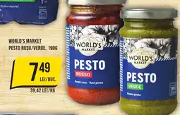 Mega Image WORLD'S MARKET Pesto roșu/verde Ofertă