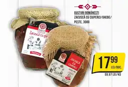 GUSTURI ROMÂNEŞTI Zacuscă cu ciuperci/ghebe/ peşte