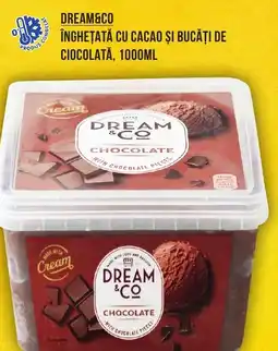 Mega Image DREAM&CO Înghețată cu cacao şi bucăţi de ciocolată Ofertă