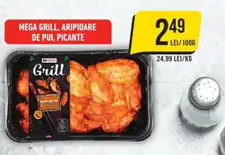 Mega Image MEGA Grill, aripioare de pui, picante Ofertă