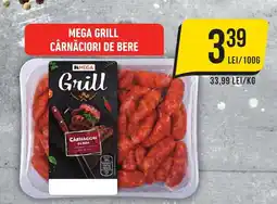 MEGA Grill cârnăciori de bere