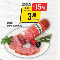 Mega Image CAROLI Salam de vară Ofertă