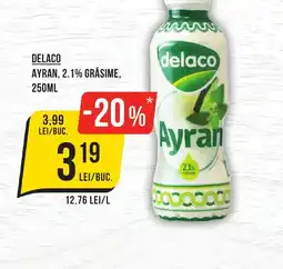 Mega Image DELACO Ayran, 2.1% grasime Ofertă