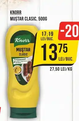 Mega Image KNORR Muştar clasic Ofertă