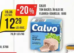 Mega Image CALVO Ton bucăţi, în ulei de floarea-soarelui Ofertă
