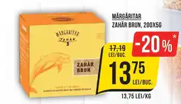 Mega Image MĂRGĂRITAR Zahăr brun Ofertă