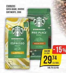 Mega Image STARBUCKS Cafea boabe Ofertă