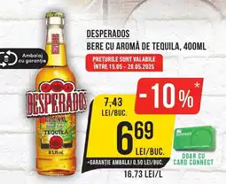 Mega Image DESPERADOS Bere cu aromă de tequila Ofertă