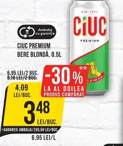 Mega Image CIUC Premium Bere blondă Ofertă