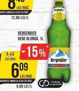 Mega Image BERGENBIER Bere blondă Ofertă