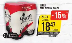 Mega Image BUCUR Bere blondă Ofertă