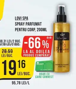 Mega Image LOVI SPA Spray parfumat pentru corp Ofertă