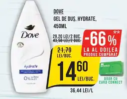 Mega Image DOVE Gel de duş, hydrate Ofertă